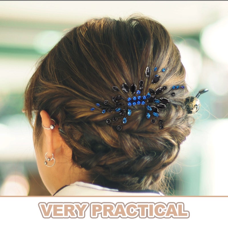 Vintage Bridal Hair Comb With Crystal And Wedding Brides Headpiece Retro Hair Accessory For Formal Occasions And Parties - Image 2