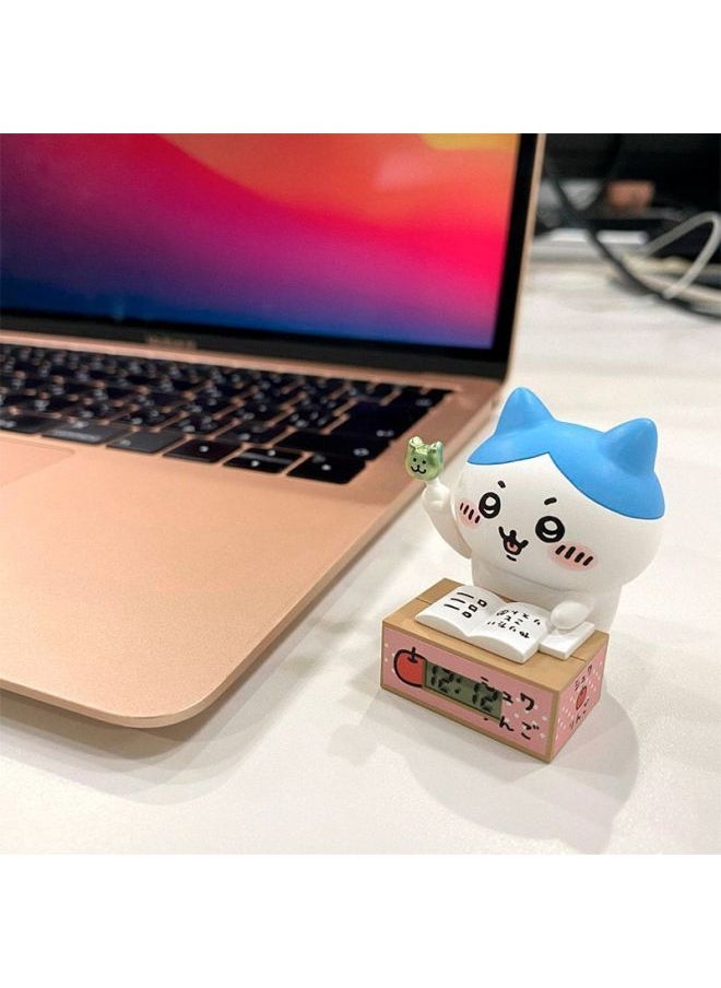 Generic - Chiikawa Giyka Wow Clock Desk Self-deprecating Bear Handmade Usaki Small Eight Qitan Model Ornaments-Colour:2 Random Boxes-Specification:The Clockless Model Can Be Used As An Ornament - Image 1