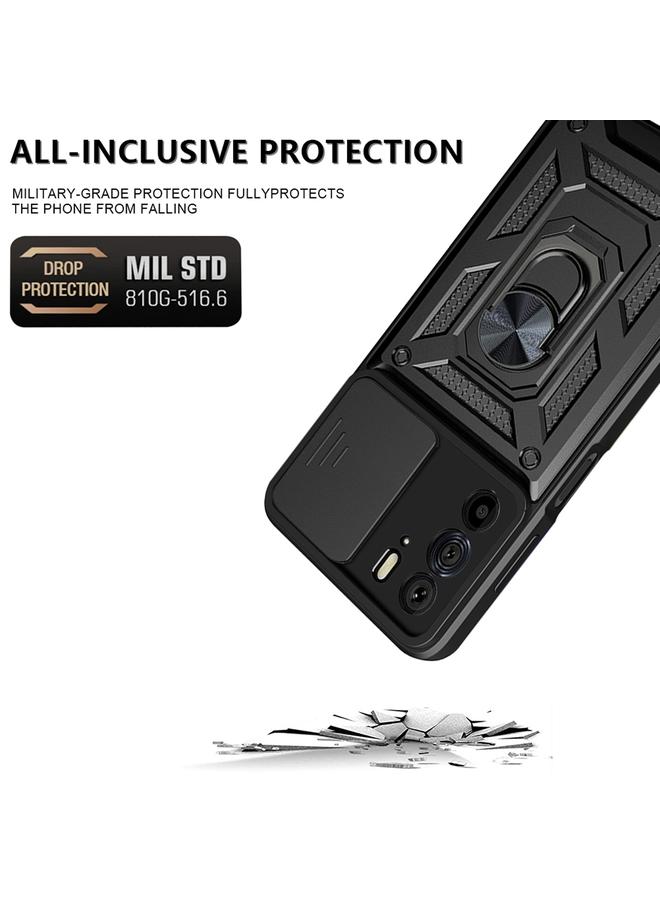 S-TOP Case For Motorola Edge 30 Pro Sliding Camera Cover Design TPU+PC Phone Case - Image 3