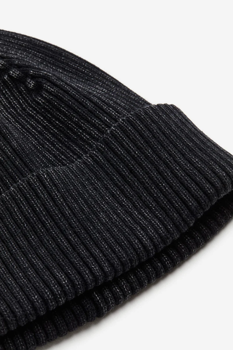 H&M Rib-knit cotton hat