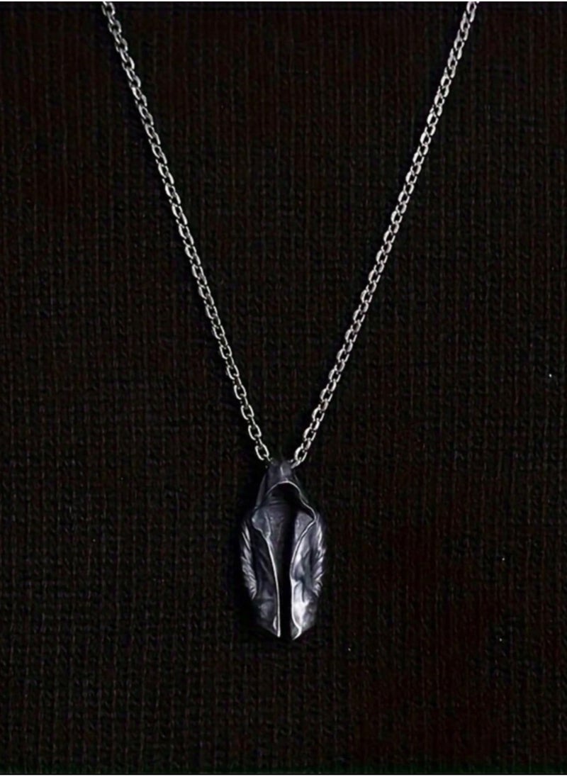 Luxury Concept Men’s Elegant Silver Plated Stainless Steel Necklace  - Image 2