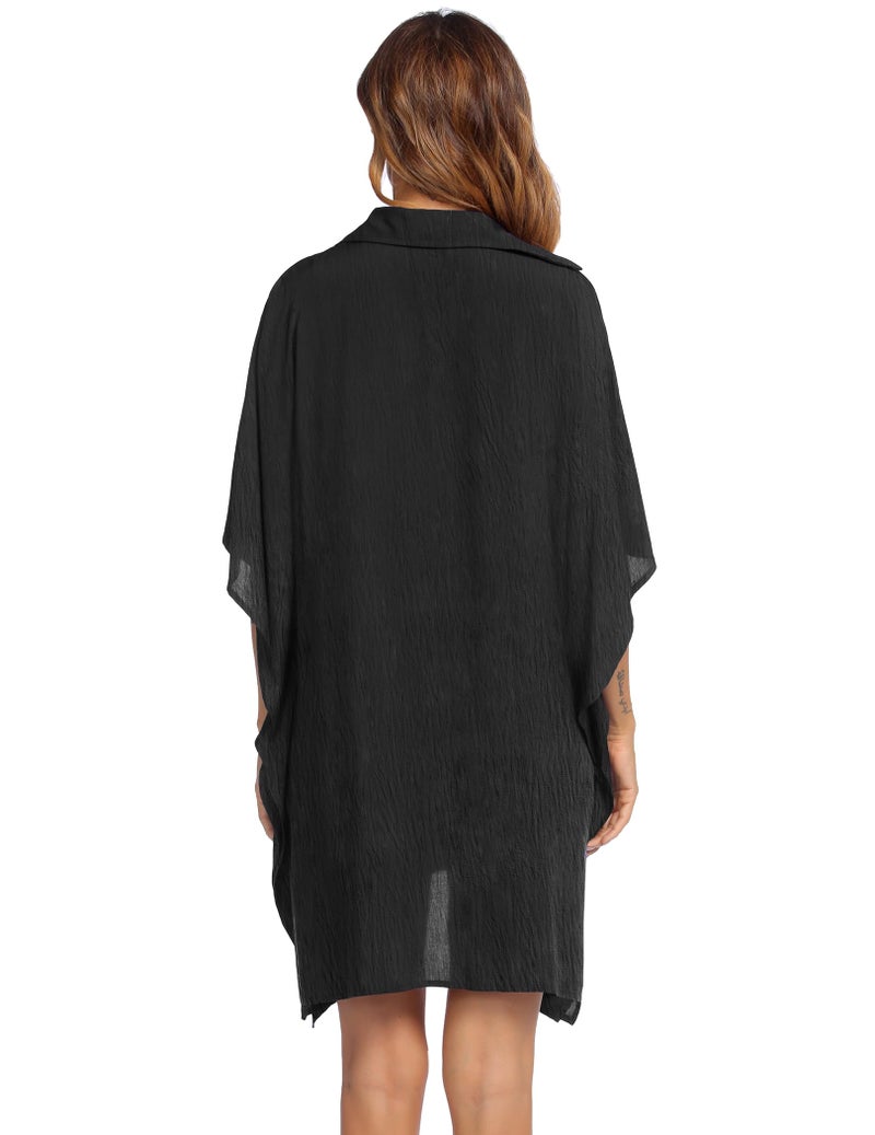 Ekouaer Bikini Beach Cover Ups Women Summer Beachwear Swimwear Bathing Suit Coverups,XX-Large - Image 4