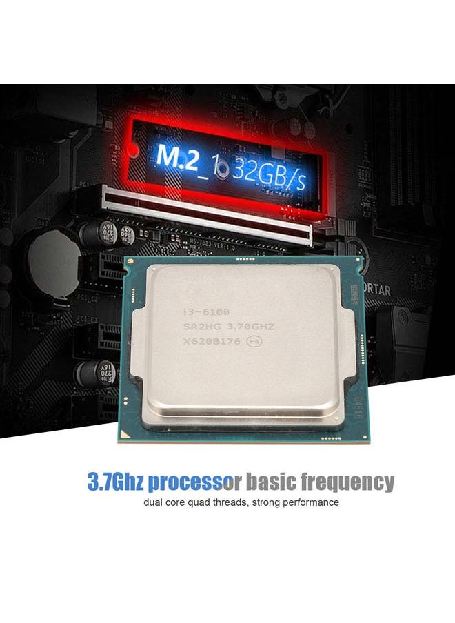 Thoraya - For Intel Core i3 6100 3.7GHz Dual Core Quad Threads Sixth Generation LGA1151 CPU - Image 1