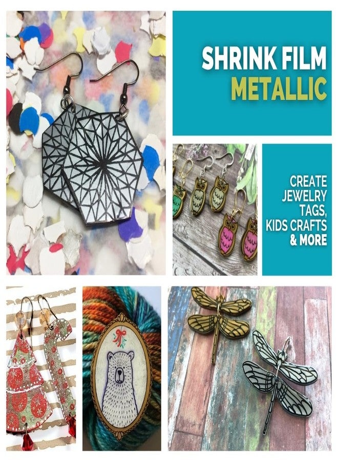 Grafix Shrink Film - 8.5"x11" Sheets, Design Your Art and Shrink It to Create Jewelry, Embellishments, Paper Crafts, Gift Tags, Ornaments and More. - Image 4
