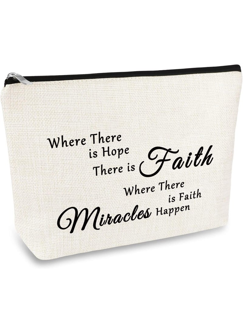 Mikela IVF Transfer Day Gift IVF Support Gift Makeup Bags for Women IUI Fertility Gift Infertility Mom Gift Fertility Wish Gift Cosmetic Bag Baptism Gift Encouragement Gift TTC Gift Travel Cosmetic Pouch 