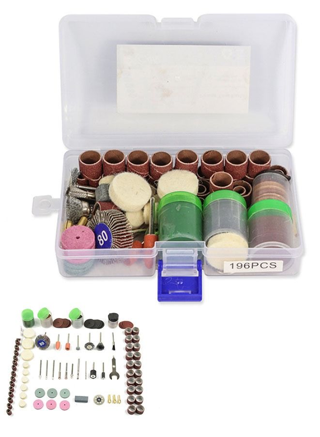 196-Piece Power Electric Grinder Set Multicolour - Image 1
