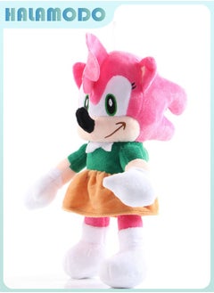 HALAMODO Sonic the Hedgehog - 26 cm Standing Pink Adorable Soft Plush Toy for Indoor Decoration  - Image 1