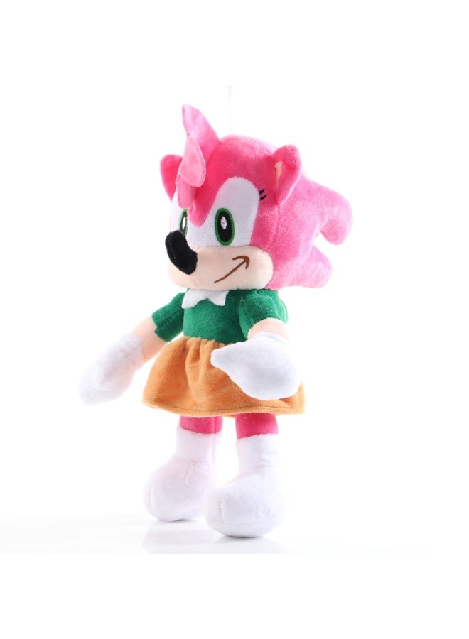 هالامودو الوردي سرعة هيدج بلوش لعبة ، لطيف أنيمي دمية ديكور المنزل هدية للولاد البنات الأطفال عيد ميلاد 26 سم - Image 2