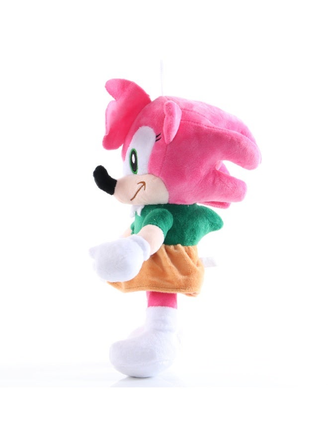 هالامودو الوردي سرعة هيدج بلوش لعبة ، لطيف أنيمي دمية ديكور المنزل هدية للولاد البنات الأطفال عيد ميلاد 26 سم - Image 3