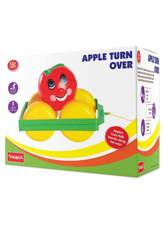 Giggles Funskool, Apple Turnover, Pull Along Toy, Encourages Walking, Rattling Sound, 12 Months & Above, Infant and Preschool Toys - Image 5