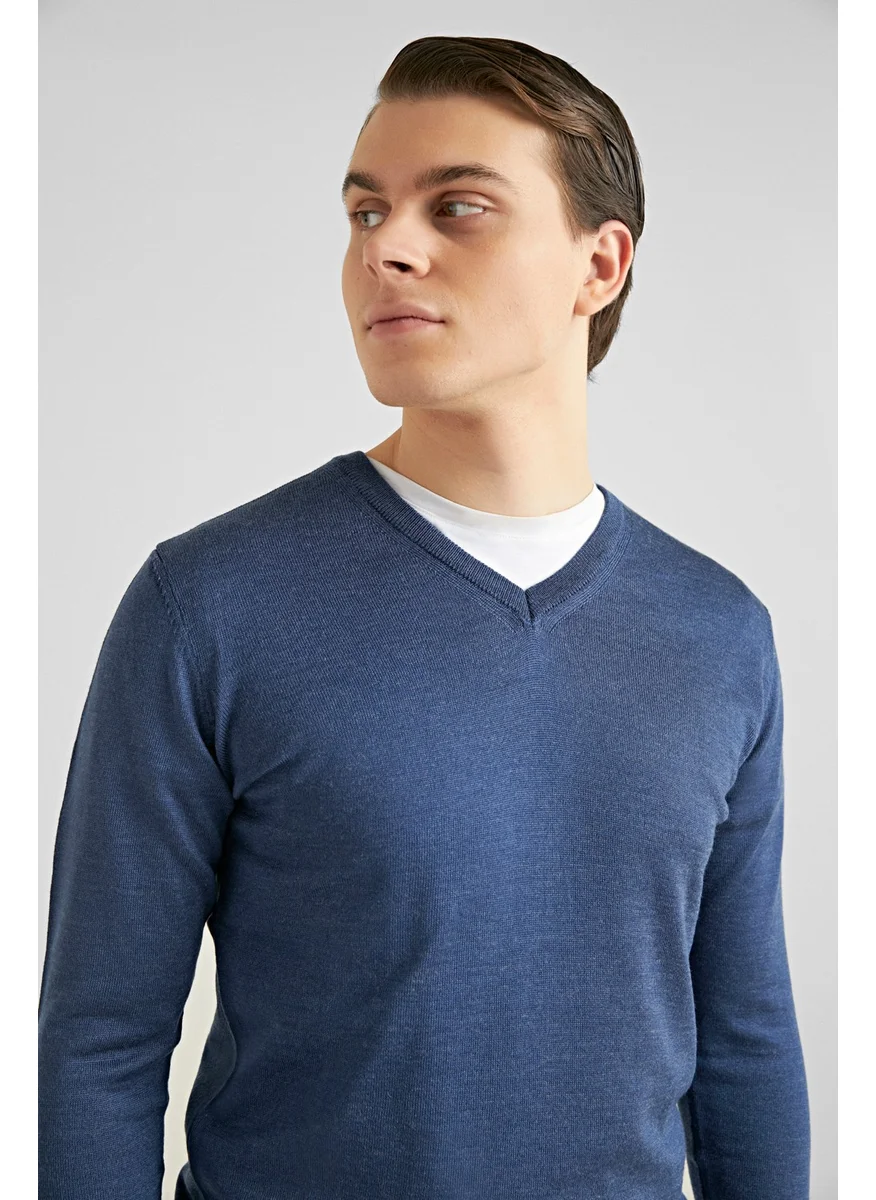 D'S DAMAT Regular Fit Indigo Sweater 5HF060632003M