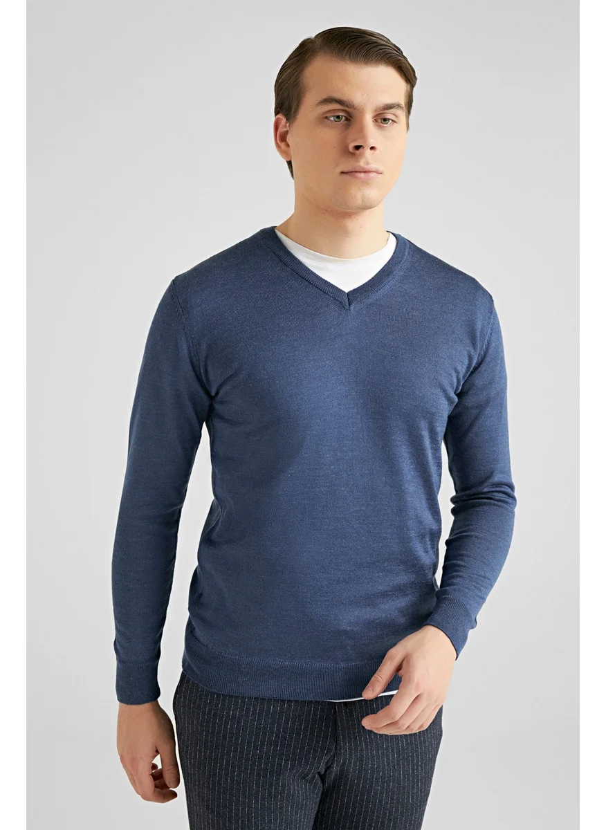 D'S DAMAT Regular Fit Indigo Sweater 5HF060632003M