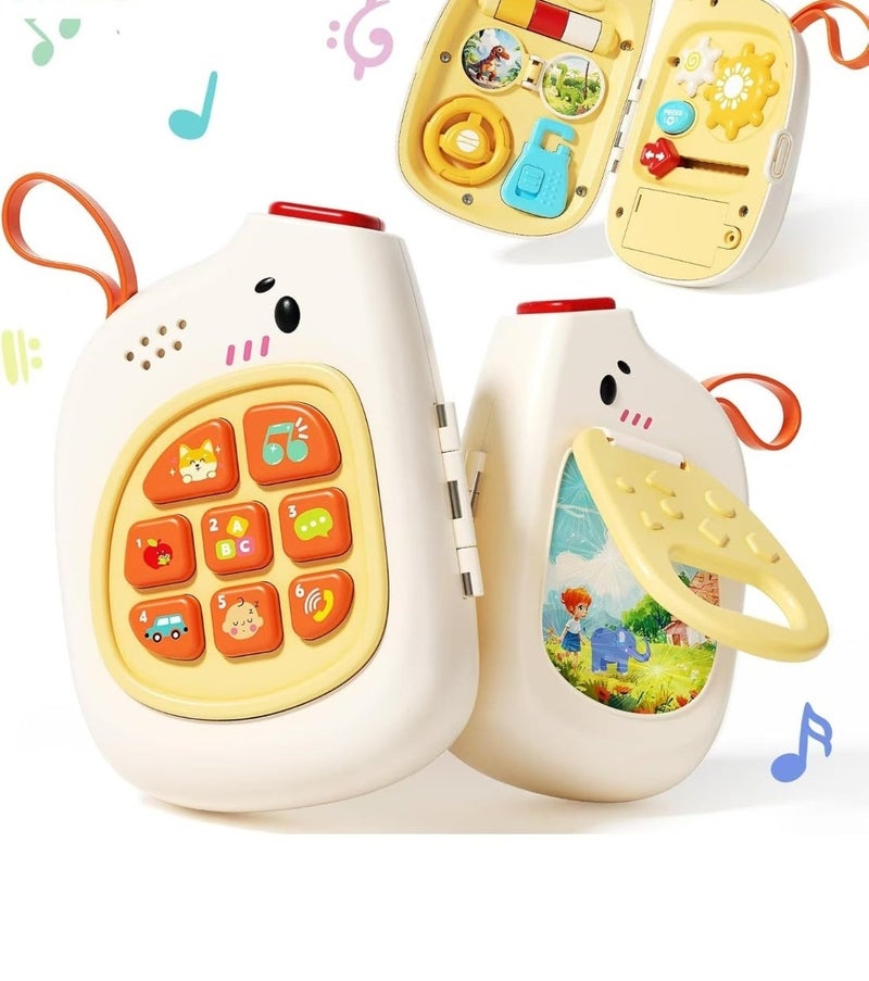 Twisoo Educational Cartoon Smart Learning Mobile Phone Toy for Kids – Interactive Touch Puzzle with Fun Sounds, Electronic Early Learning Toy - Image 1