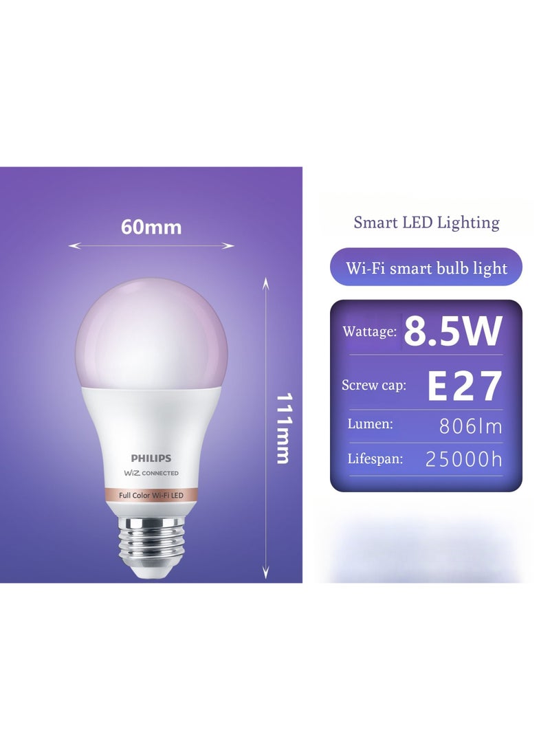 Philips LED مصباح LED E27 منفذ مصباح توفير الطاقة للاستخدام المنزلي ، سوبر مشرق ، التحكم الصوتي الذكي ، ضوء اللون المحيط مصباح صغير - Image 1