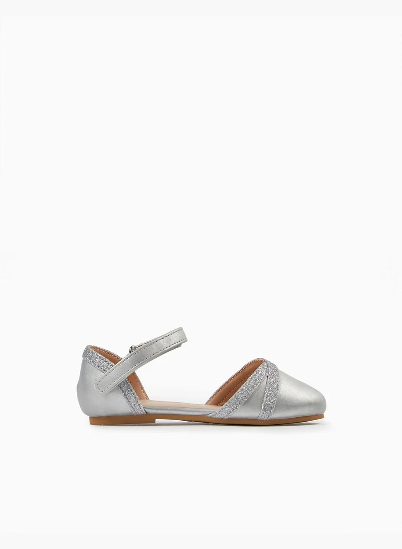 زيبي Zippy Ballet Pumps With Glitter For Baby Girls