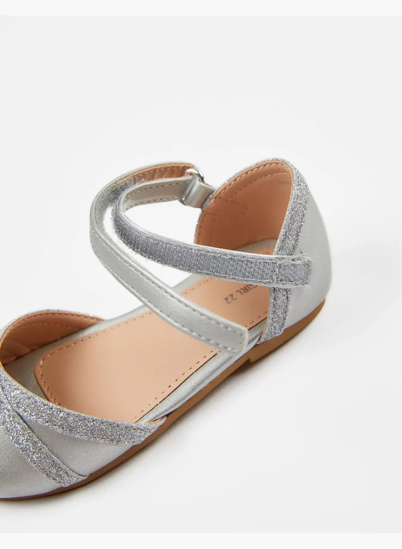 زيبي Zippy Ballet Pumps With Glitter For Baby Girls