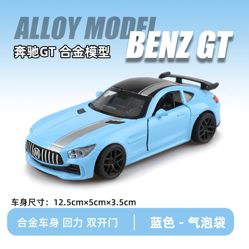 1:36 Scale GT Racecar Alloy ToyNew Ben GT Blue (Bubble Bag) New Ben GT Blue (Bubble Bag) 