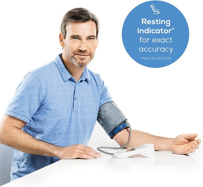 Beurer BM55 Upper Arm Blood Pressure Monitor Medical device XL upperarm cuff 2242cm HealthManager Pro USBUploader for ongoing health monitoring Arrhythmia detection - Image 3
