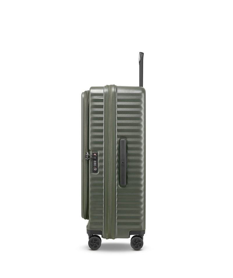 Echolac Celestra FA+ 28 Inch Expandable Large Check-In Luggage Trolley Deep Olive 76cm - Image 3