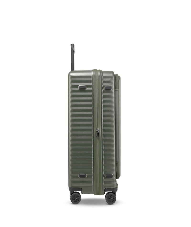 Echolac Celestra FA+ 28 Inch Expandable Large Check-In Luggage Trolley Deep Olive 76cm - Image 4