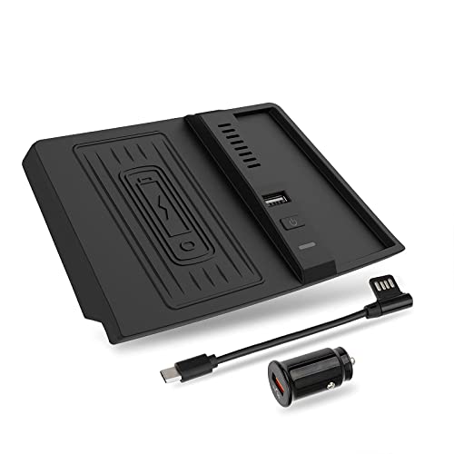 COTAZA Wireless Charger for Subaru Forester 2024 2023 2019 2020 2021 2022,for Subaru Crosstrek Accessories 2018-2023,for Subaru Impreza 2017-2023 Center Console Organizer Wireless Charging - Image 3