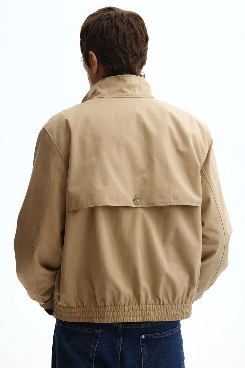 اتش اند ام جاكيت من نسيج تويل