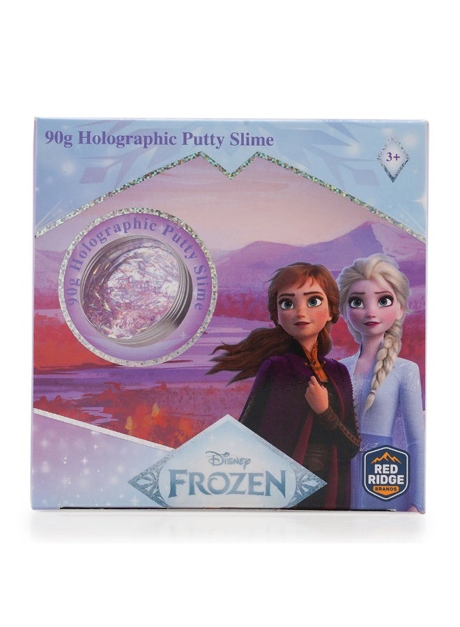 Disney FROZEN Frozen 90g Holographic Putty Slime | Purple Glitter Stretchy , Sensory  & Stress Relief Slime Toy | Ideal for Gifting | Age 3+ Year - Image 1