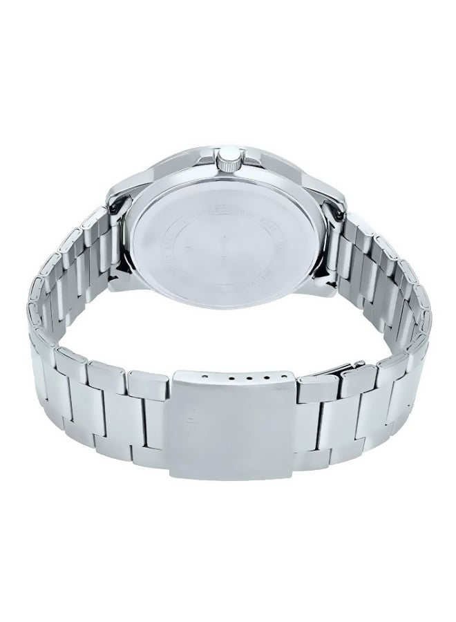 CASIO Men Water Resistant Analog Watch MTP-VD01D-1BVUDF - 45 mm - Silver - Image 2