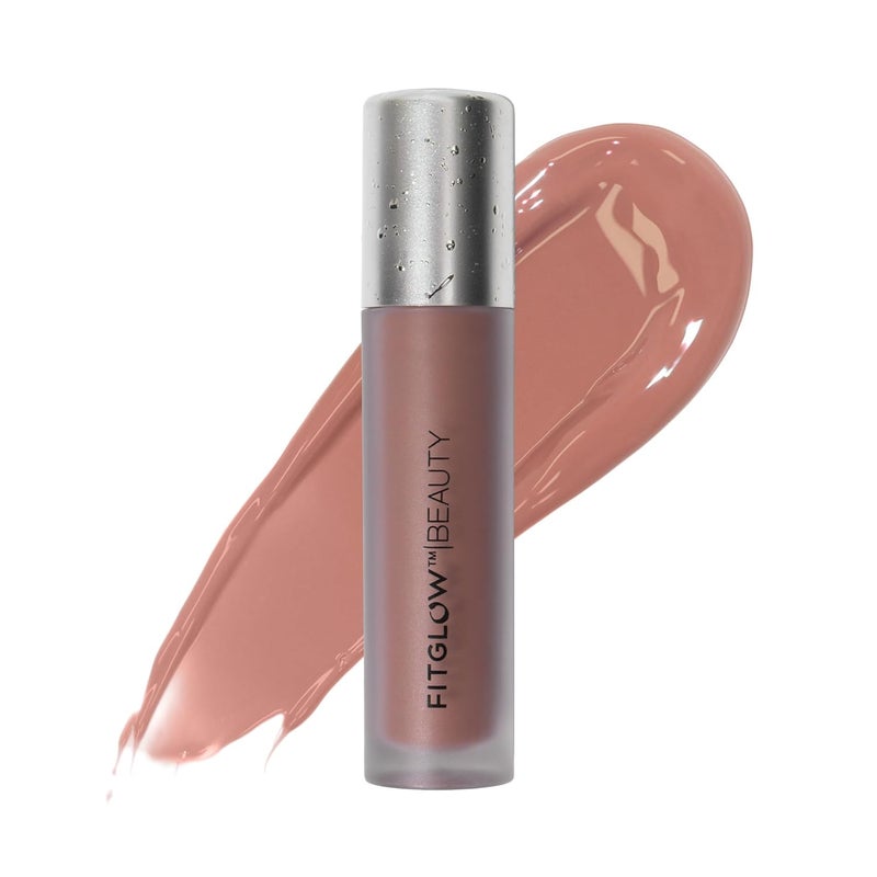 FITGLOW Beauty  Lip Color Serum  Vegan WomanOwned Clean Beauty Halo  Soft Brown Nude
