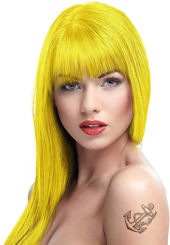 كريم صبغة الشعر شبه الدائم رينبو كريزي كولور 2 × أصفر كناري 100 مل