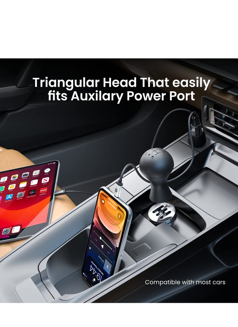 Portronics 51W car power 16 fast car charger with dual output, 51 Watts