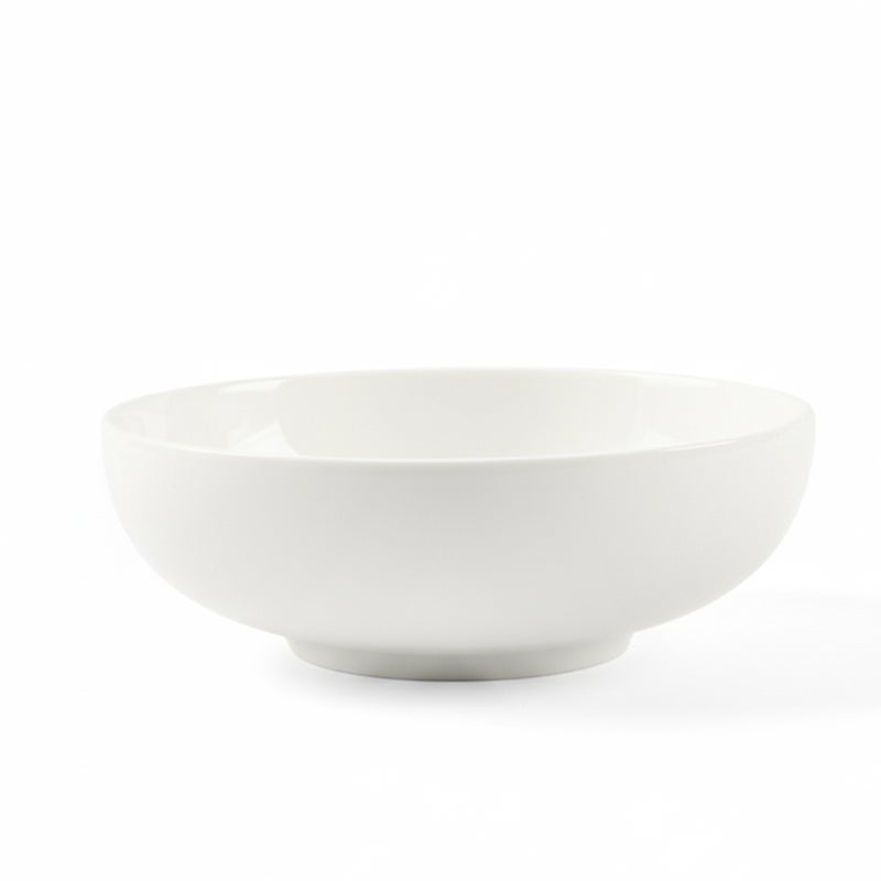 كويزين أرت وعاء عميق أبيض فاخر من كويزين آرت، مصنوع من الخزف الصيني العظمي، مقاس 5.5 بوصة | مثالي للحساء والكاري والعدس والحلويات والوجبات الخفيفة | وعاء تقديم لامع مقاوم للكسر، مناسب للمنزل والمطاعم والاستخدام اليومي - Image 1