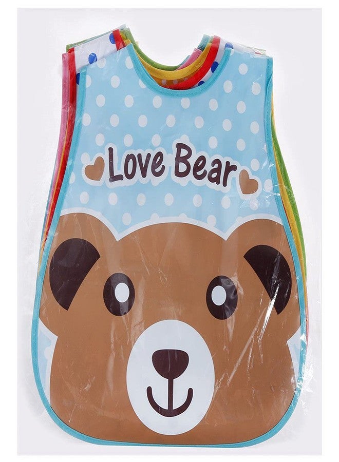 CUTEABLY مجموعة مرايل أطفال مقاومة للماء مكونة من 8 قطع، مرايل أطفال للجنسين، مرايل أطفال من مادة EVA، مرايل تغذية للأطفال الرضع من عمر 6 أشهر إلى 6 سنوات - Image 5