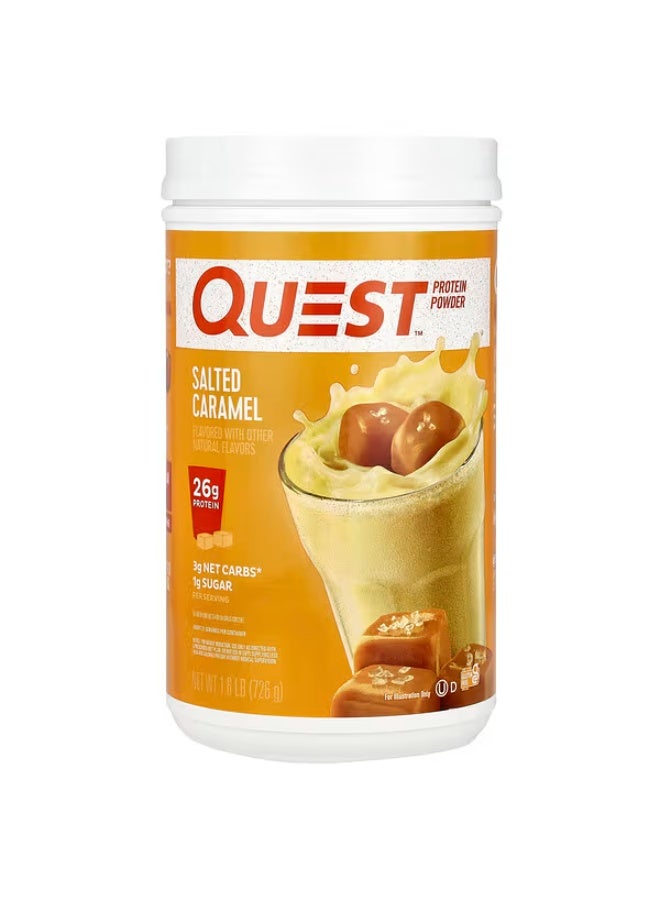 Quest Nutrition، مسحوق البروتين، كراميل مملح، 1.6 رطل (726 جم)
