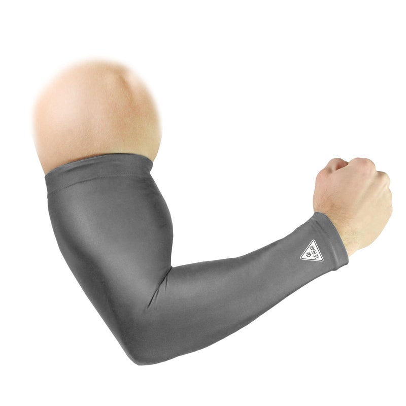 Le Gear - SAR-003 Solid Series Arm Sleeves (Grey, Free Size) - Image 4