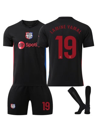 Adult Men's Soccer Jersey 3-Piece Set,Jersey Set, Barcelona Away #6 Fan Soccer Jersey, Shorts And Socks Set Black, Adult Size, Soccer Jersey Gift Set - pzsku/Z9197953E376FE4635D7AZ/45/_/1726291203/72155374-72d4-4c08-8c6a-f2ed8daf58c2