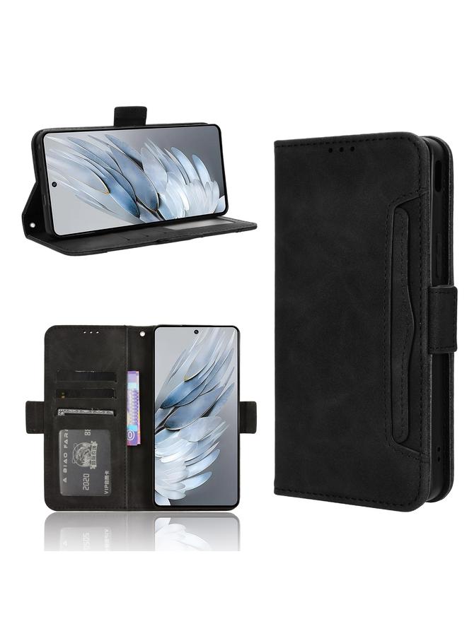 Case For ZTE nubia Z50S Pro Skin Feel Calf Texture Card Slots Leather Phone Case