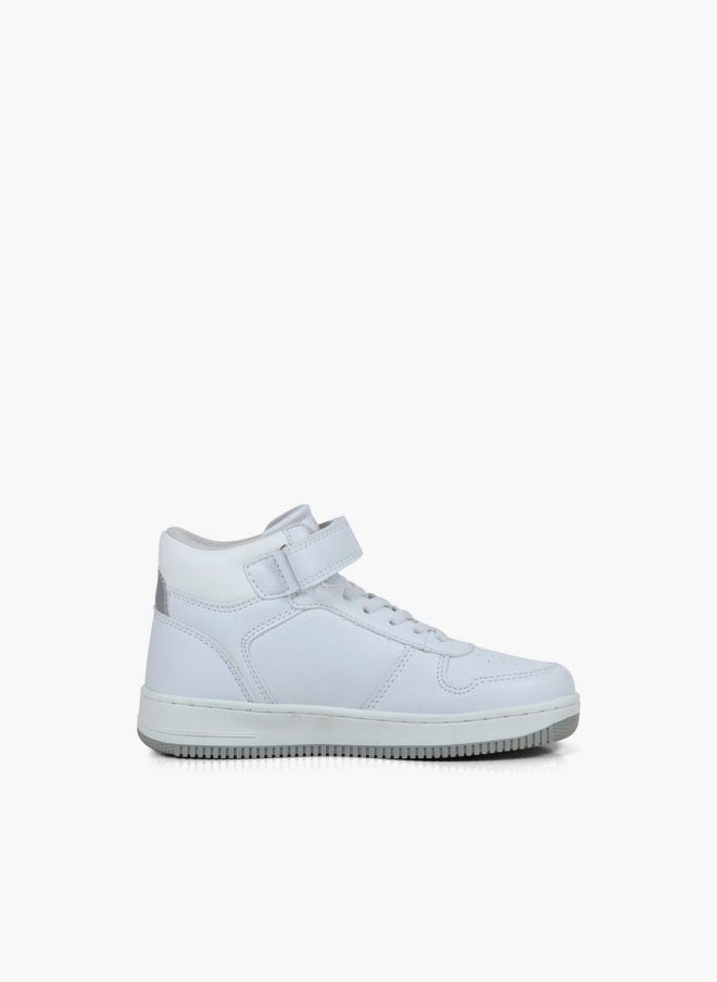 GAP Girls' Boston Mid High Top Sneakers With Hook And Loop Closure - Gpk5217142900 - Image 1