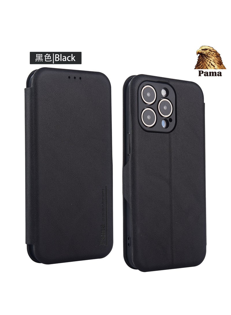 Pama Protective Book Case Cover For Iphone 15 Pro Max Black - Image 2