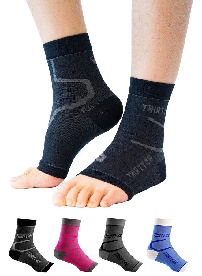 Thirty48 Plantar Fasciitis Socks, 20-30 mmHg Foot Compression Sleeves for Ankle/Heel Support, Increasing Blood Circulation, Relieving Arch Pain, Reducing Foot Swelling - Image 1