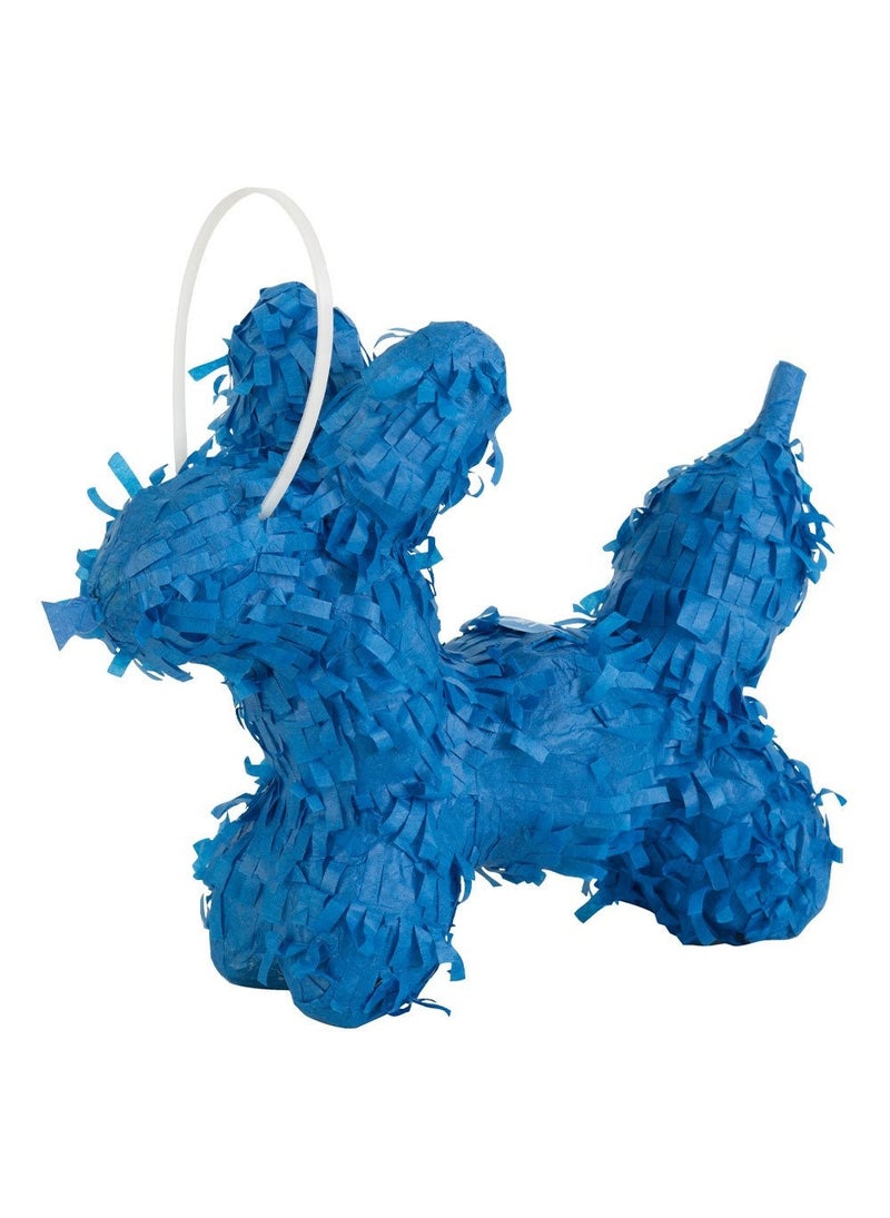Unique Mini Blue Balloon Dog Piñata Classic Break 15 x 19 cm