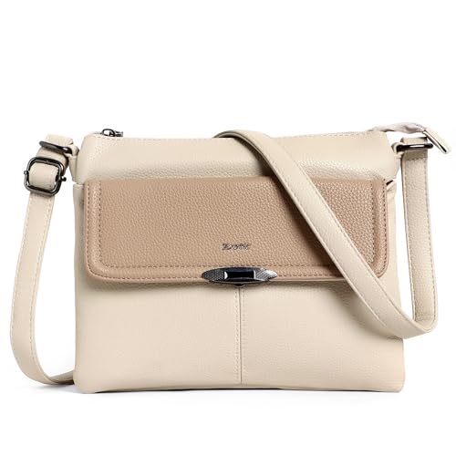 EXOTIC Premium® Dual-Tone Three-Layer Compartment Bag – Stylish & Functional Design (BEIGE) - Image 4