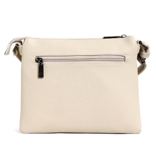 EXOTIC Premium® Dual-Tone Three-Layer Compartment Bag – Stylish & Functional Design (BEIGE) - Image 5