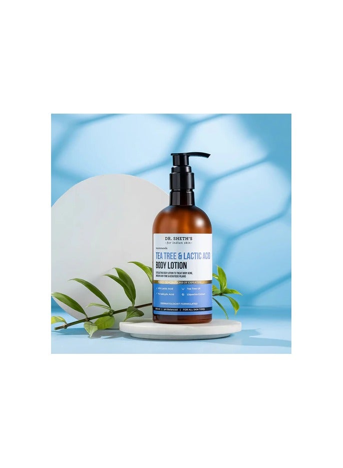 دي آر. شيث'س لوشن الجسم بخلاصة شجرة الشاي وحمض اللاكتيك من دكتور شيث - 300 مل