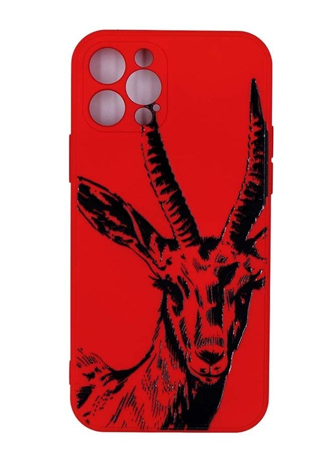 My Choice - Protective Silicone Case Cover for Apple iPhone 12 Pro - Red - Image 1