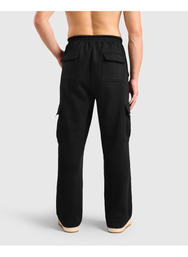 Musclemind Men's Cloud Ease Cargo Pants with Super Soft And Stretchable Fabric, 6 Deep Pockets, Hidden- Inner Drawstrings, Anti-Pill, Shape Retention, Long-Lasting Colour, Super Soft And Breathable Fabric, Along with Fleece & Temperature Regulation Tech  - Image 4