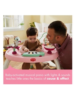 Tiny Love Tiny Love 5 in 1 Stationary Activity Center 5 Modes Tummy time Stationary Activity Center Baby Balance Board Toddler Activity Table Child Table  Chair  - Image 3