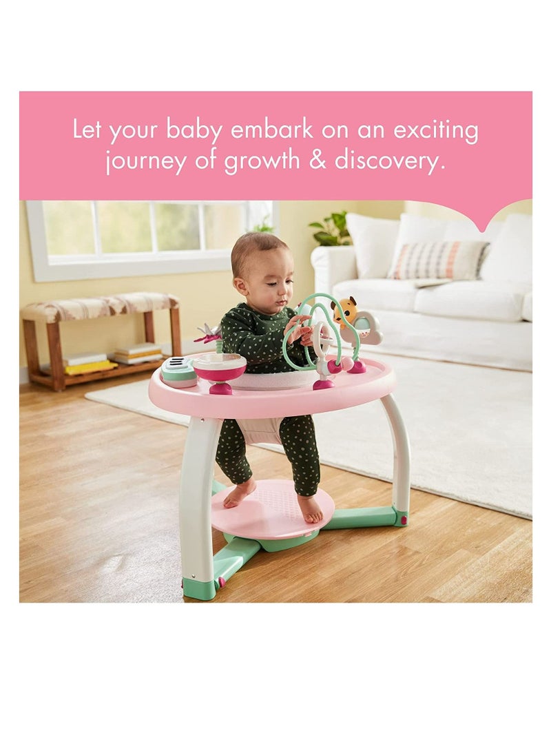 Tiny Love Tiny Love 5 in 1 Stationary Activity Center 5 Modes Tummy time Stationary Activity Center Baby Balance Board Toddler Activity Table Child Table  Chair  - Image 4