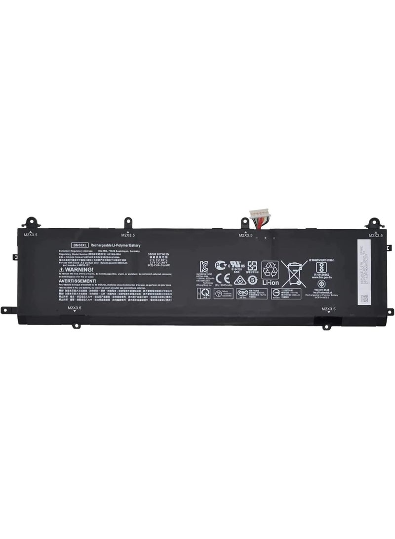 11.1V 56Wh 5000mAH BN06XL L68235-1C1 68299-0055 Battery Compatible for HP Specter X360 15 15-EB Series - Image 3