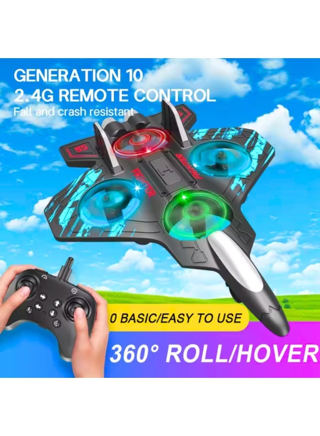 ARGT Star Fighter RC Drone – 2.4GHz Remote Control Jet Plane Quadcopter with LED Lights, 360° Flip, Altitude Hold, EPP Foam Crash Resistant for Kids Boys Adults Beginner Gift UAE - Image 3